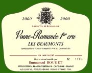 Vosne-1-Beaumonts-E Rouget 2000